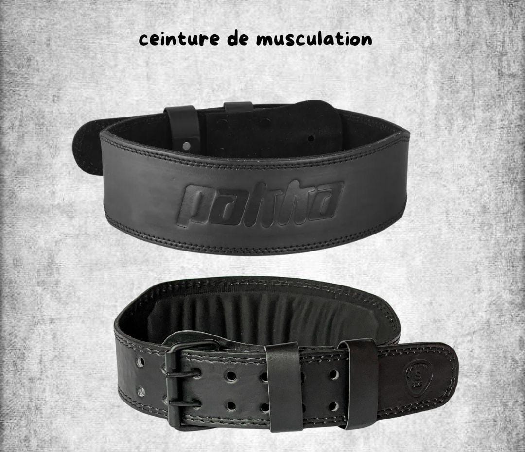 CEINTURE MUSCULATION EN CUIR
