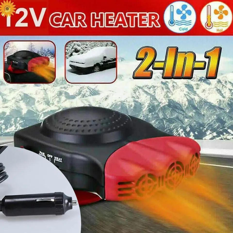 Chauffage de Voiture Portable 2 en 1