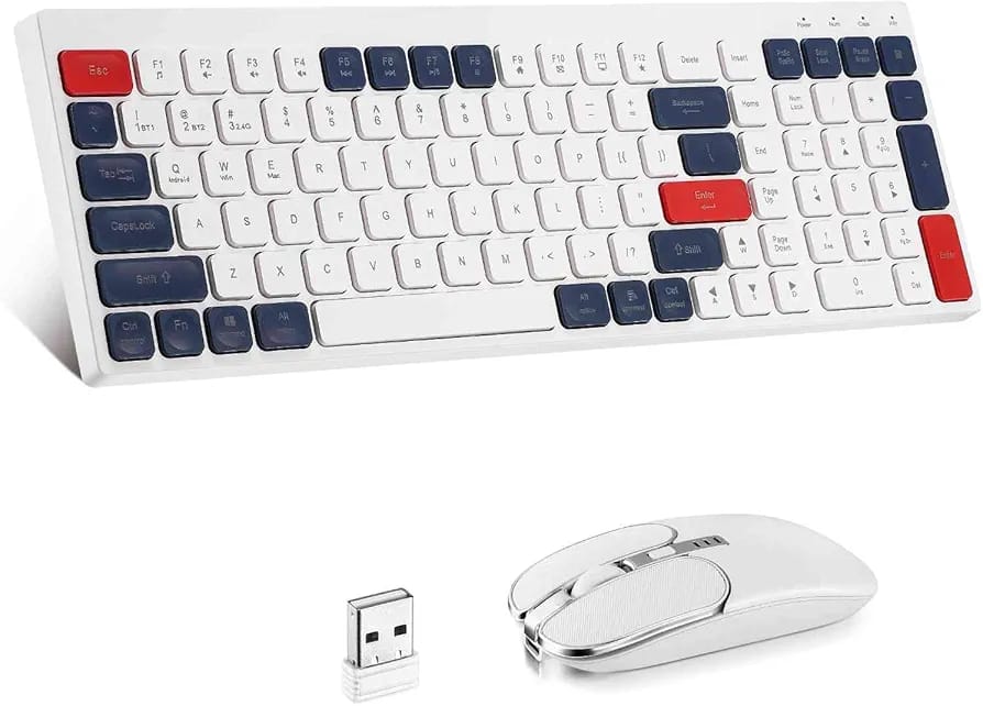 Clavier et Souris Sans Fil Airshi 2,4 GHz
