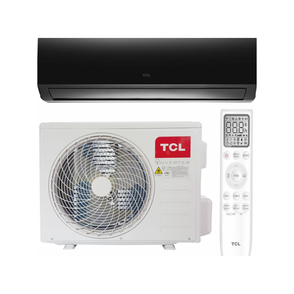 CLIM TCL 18000 BTU INVERTER WIFI MIROIR NOIR