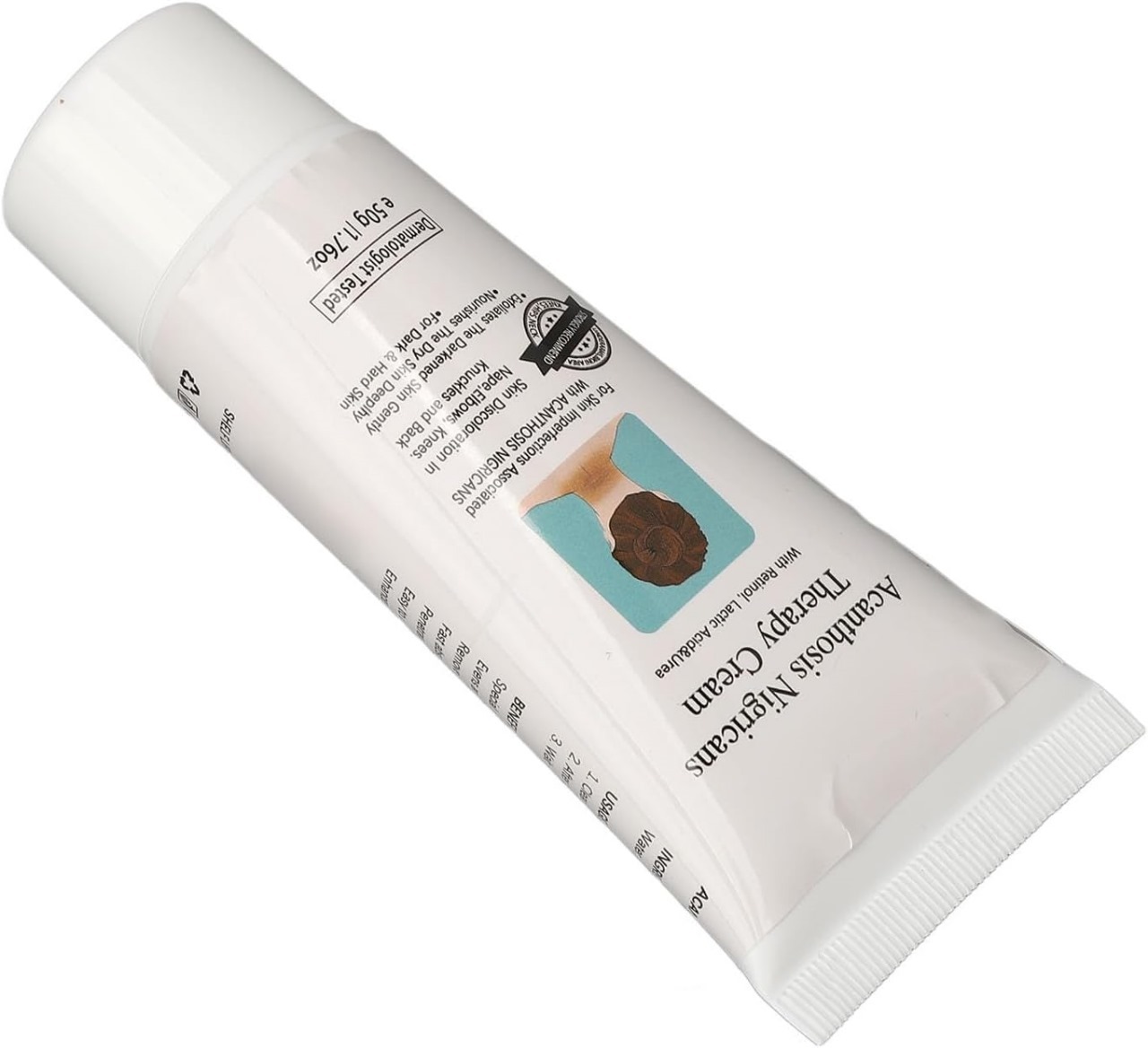 Crème pour Acanthosis Nigricans avec Acide Lactique, élimination de L'hyperpigmentation 50g