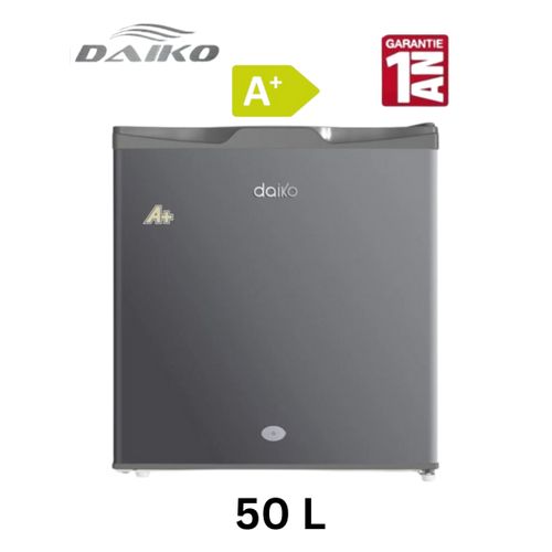 Daiko Mini Réfrigérateur 50L - Silencieux - 70 W - A+ économie d'énergie é FMD-955K Gris