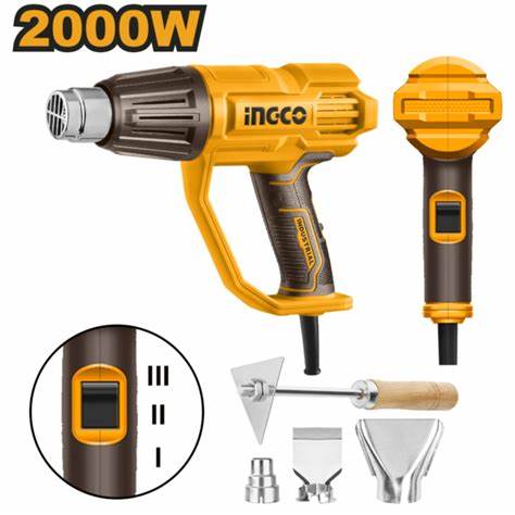 Décapeur thermique 2000W+3buses+1racleur SI