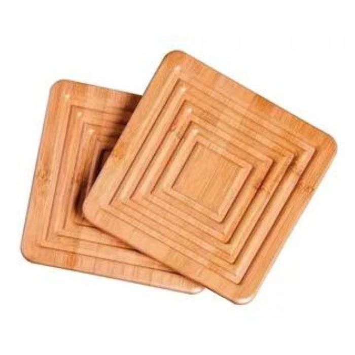Dessous De Plat Antidérapan Pour Plats Chauds Carré 15CM)