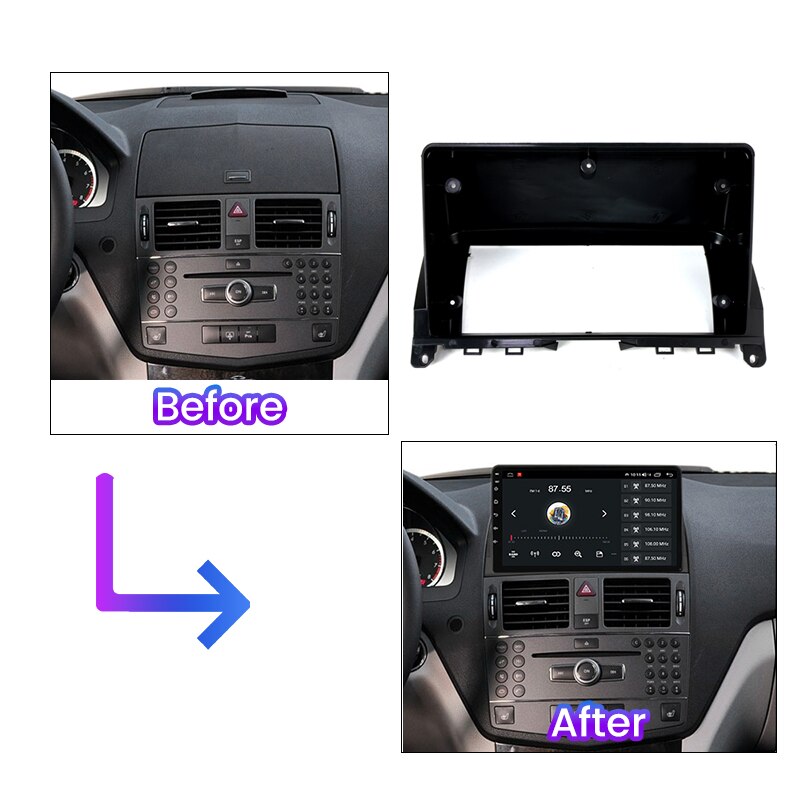 Ecran multimédia pour Benz C- class 3W204 2006-2011