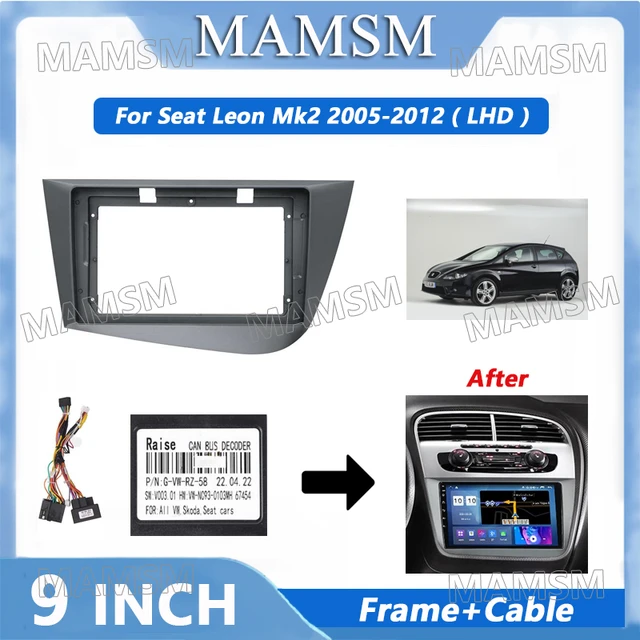 Écran multimédia pour Seat leon (LHD) 2004+