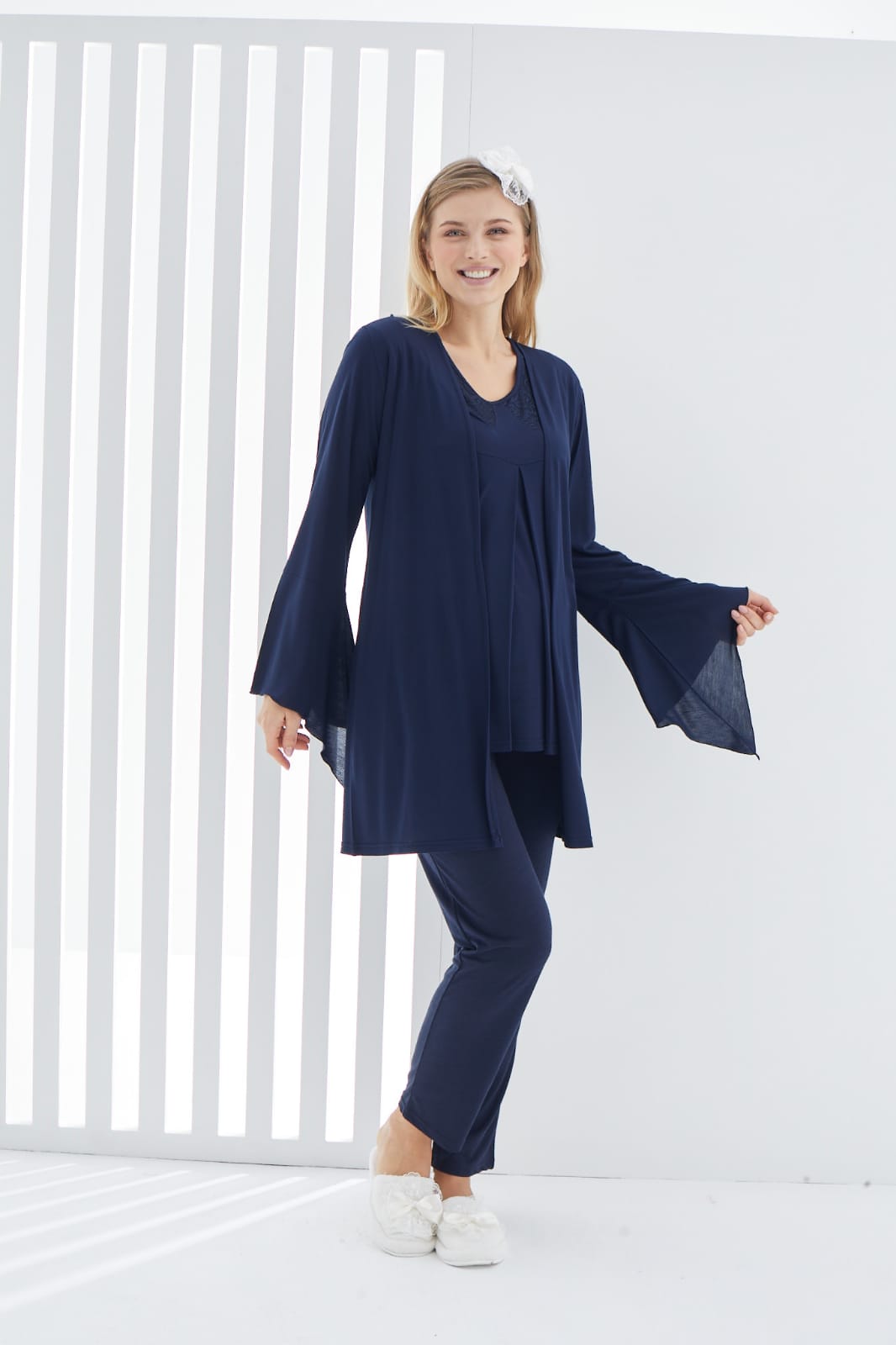 Ensemble 3 pièces pyjama grossesse et allaitement