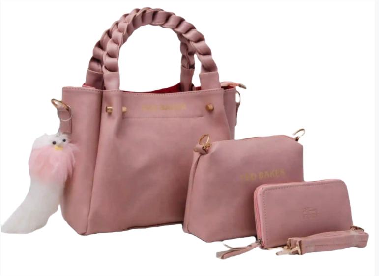 Ensemble de Sacs à Main en Cuir PU pour Femme - 3 Pièces Élégantes, Polyvalentes