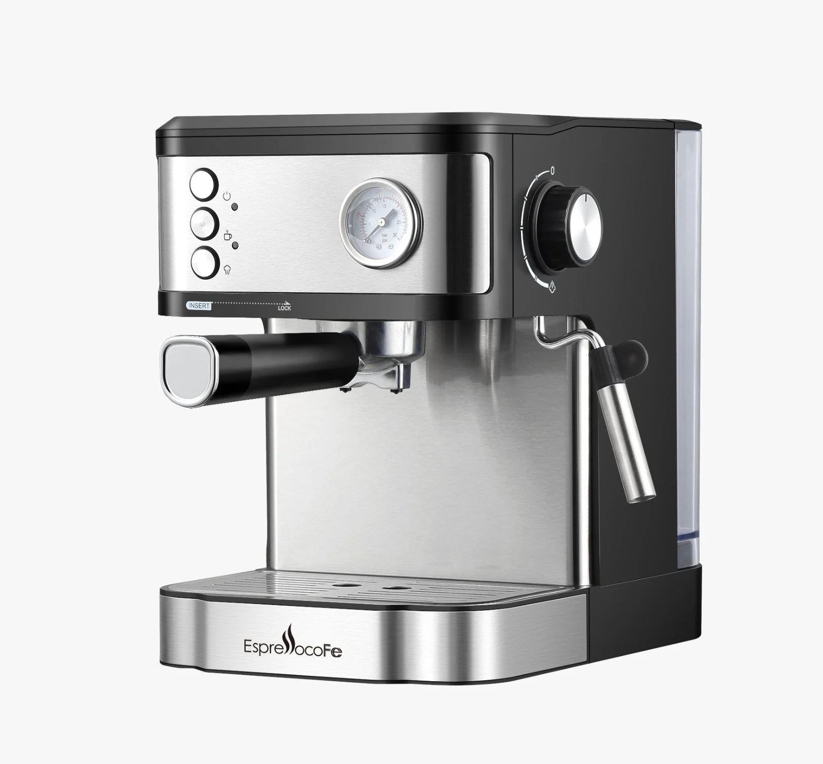 EspressoCoFe Machine à café espresso 15 bar, cafetière expresso