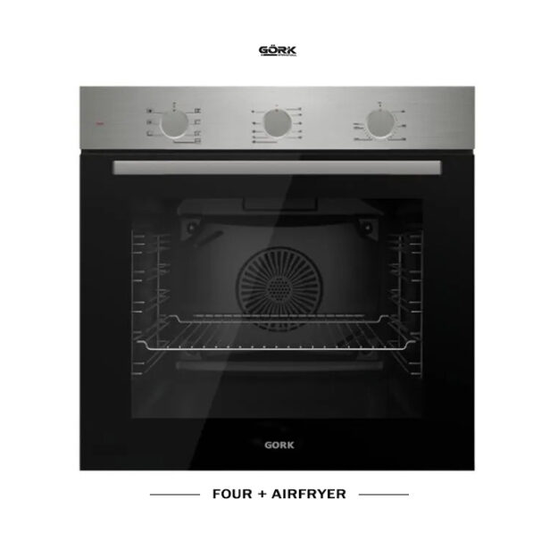 Four AIRFRYER encastrable électrique GORK en inox - Friteuse rapide turbo ventilée