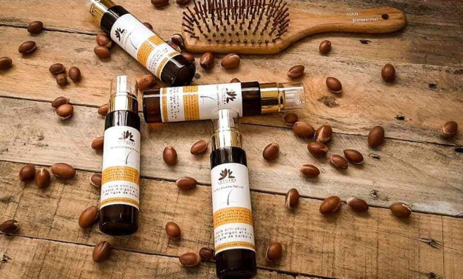 Huile anti-chute à base d'argan et d'huile de figue de barbarie