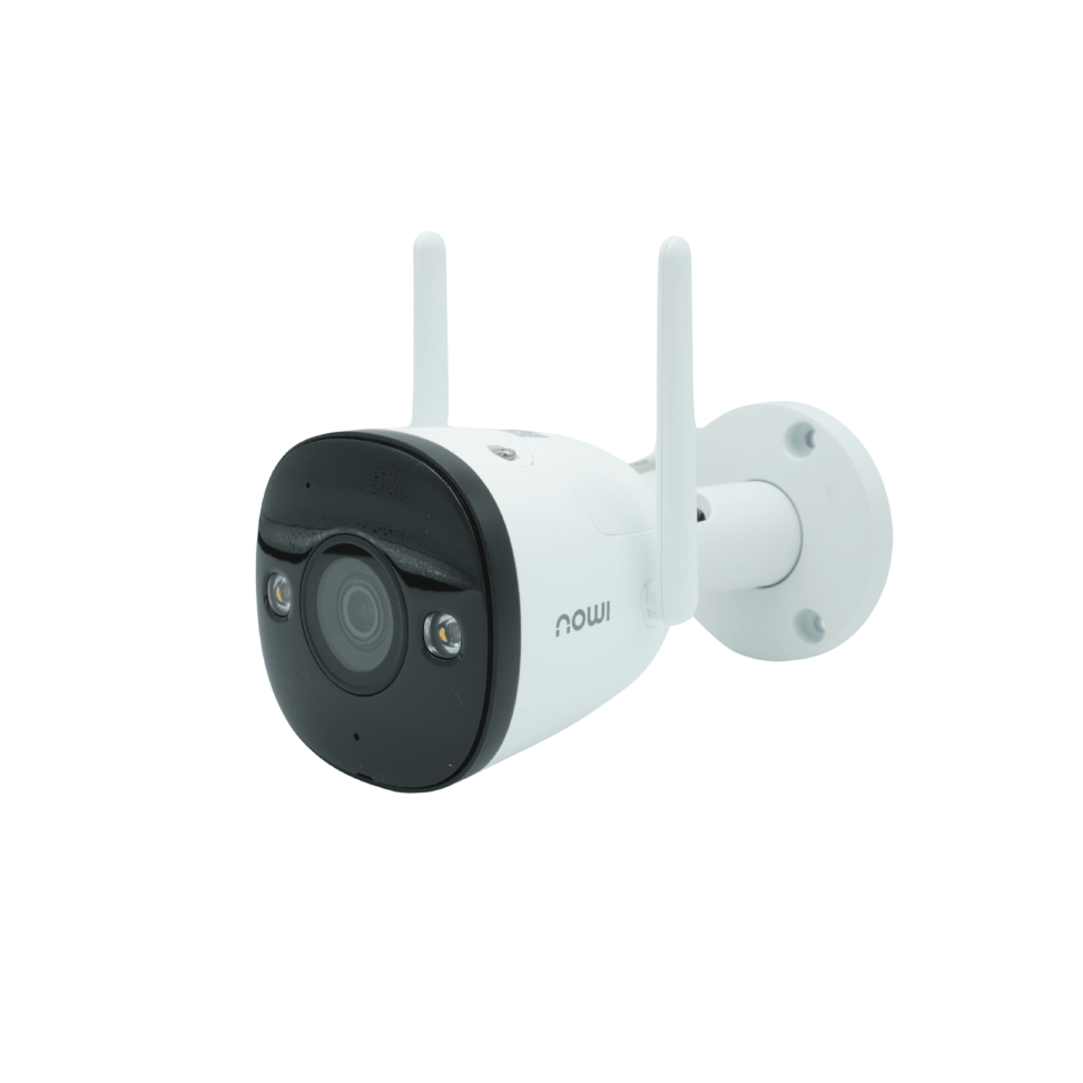 Imou Caméra de sécurité extérieure filaire, caméra de surveillance extérieure, caméra WiFi 1080P avec vision nocturne, IP67 résistante aux intempéries, détection humaine, prise en charge d'une carte SD jusqu'à 256 Go, fonctionne avec Alexa