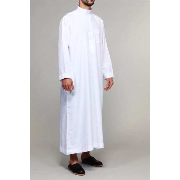 Jabador Maroc Qamis Hommes - Blanc