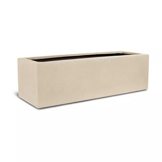 Jardinière Polystone Divide Crème – Élégance & Durabilité