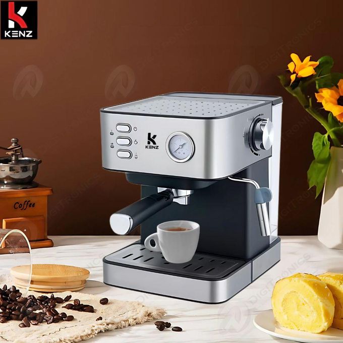 Kenz Machine à café &amp; Espresso 20 BAR, 1.6L, DZ-6374