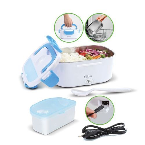 Kiwi boîte à repas chauffe plat porte manger électrique intérieur inox