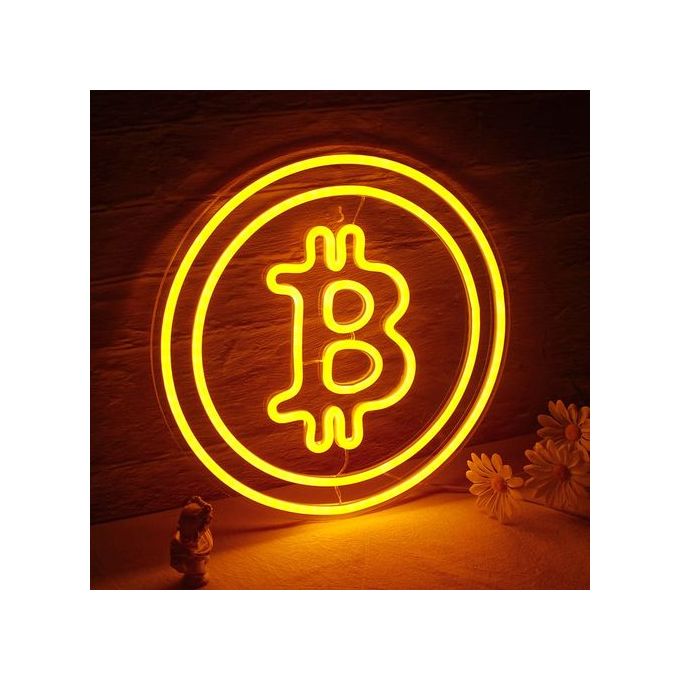 Led néon mot B 32/32cm (plexi glace 5mm)