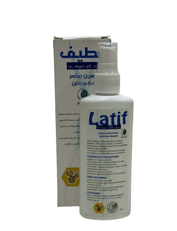 Lotion Antiseptique Hydratante Naturelle Latif 100 ml