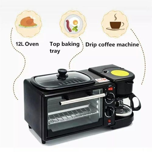 Machine a petit-déjeuner électrique 3 en 1