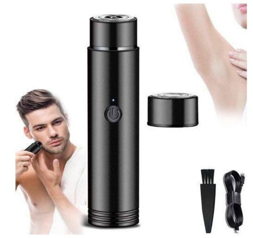 Mini Rasoir Rechargeable pour Hommes et Femmes, Idéal Pour le Voyage