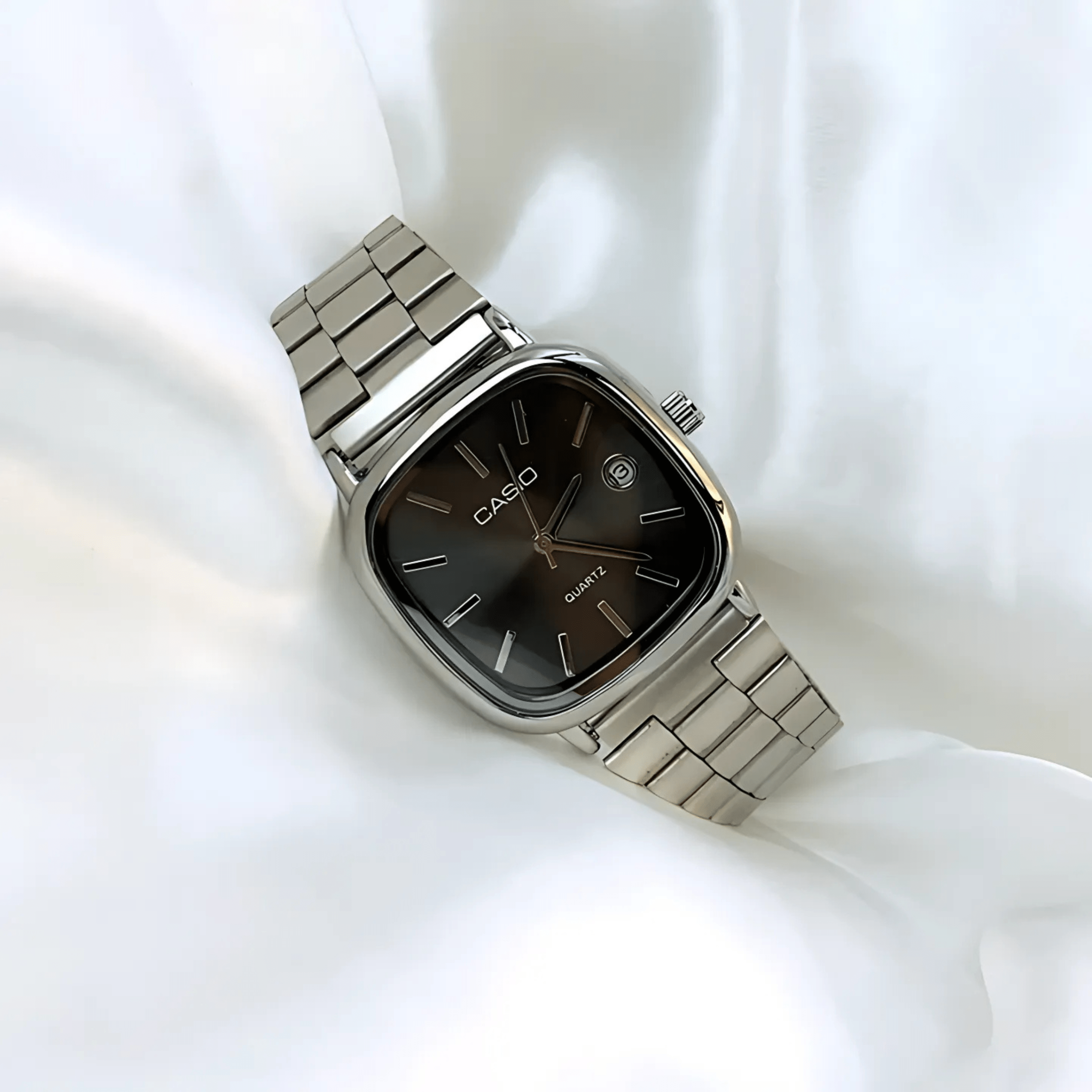 Montre CASIO pour hommes en acier inoxydable