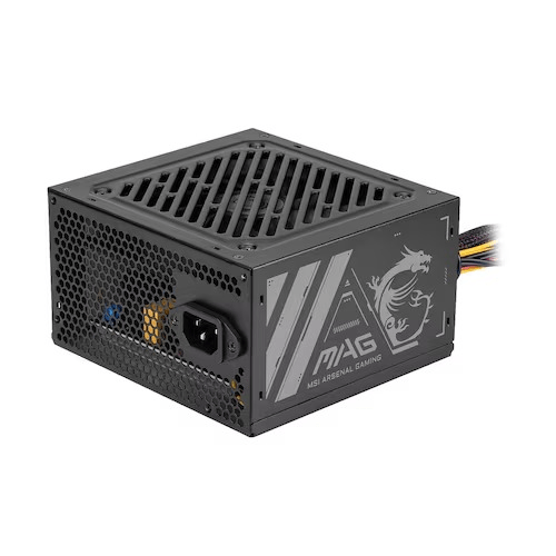 MSI MAG A500N-H – Bloc d’Alimentation 500W ATX 80 PLUS, Non Modulaire, Ventilateur Silencieux 120 mm
