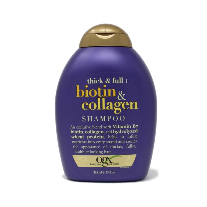 Ogx Shampoo Biotin &amp; Collagen - 385 ml ORIGINAL sans sulfate