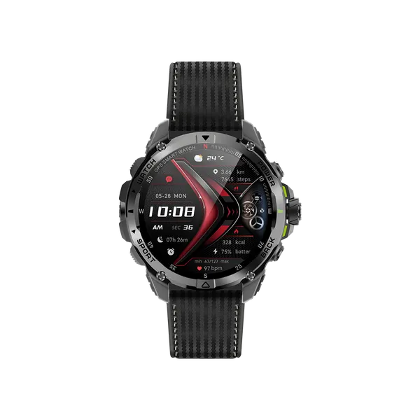 oraimo Watch GT Montre connectée GPS AMOLED 3ATM 1,43" avec deux bracelets interchangeables
