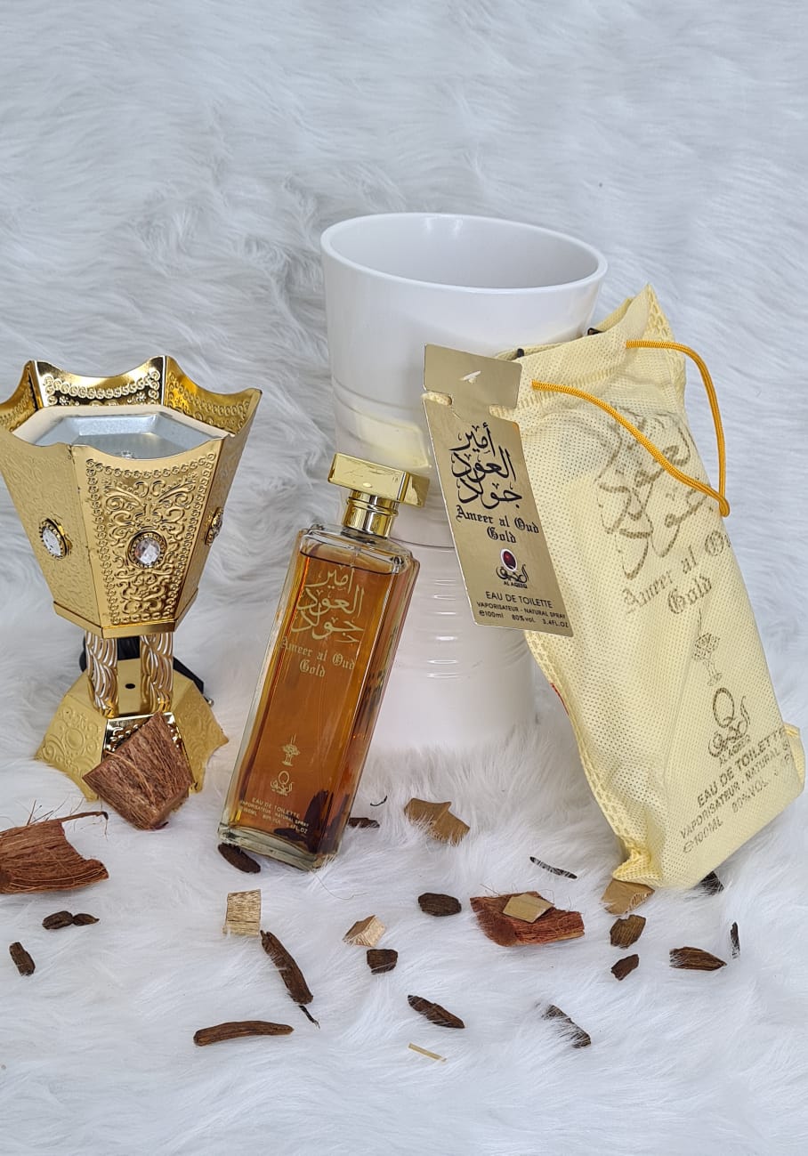 Pack Ameer Al Oud Gold avec Mbikhra