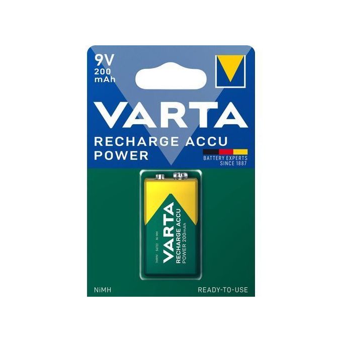 Pile Rechargeable 9V HR22 200mAh Varta