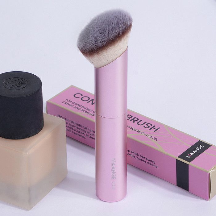 Pinceau de maquillage - Maange - Pinceau Contour - Fibres synthétiques - Ergonomique - Durable