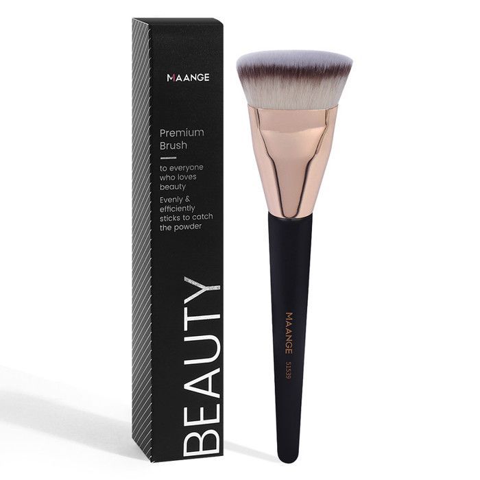 Pinceau de maquillage - Non spécifié - Pinceau plat - Poils synthétiques doux - Durable - Avec boîte