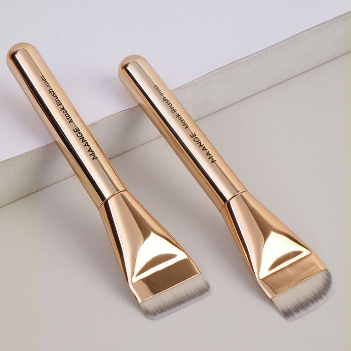Pinceaux de maquillage - MAANGE - 2pcs - Nylon - Doux - Portable