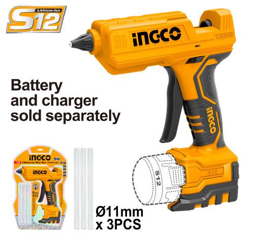 Pistolet à colle 12V Batterie chargeur non inclus