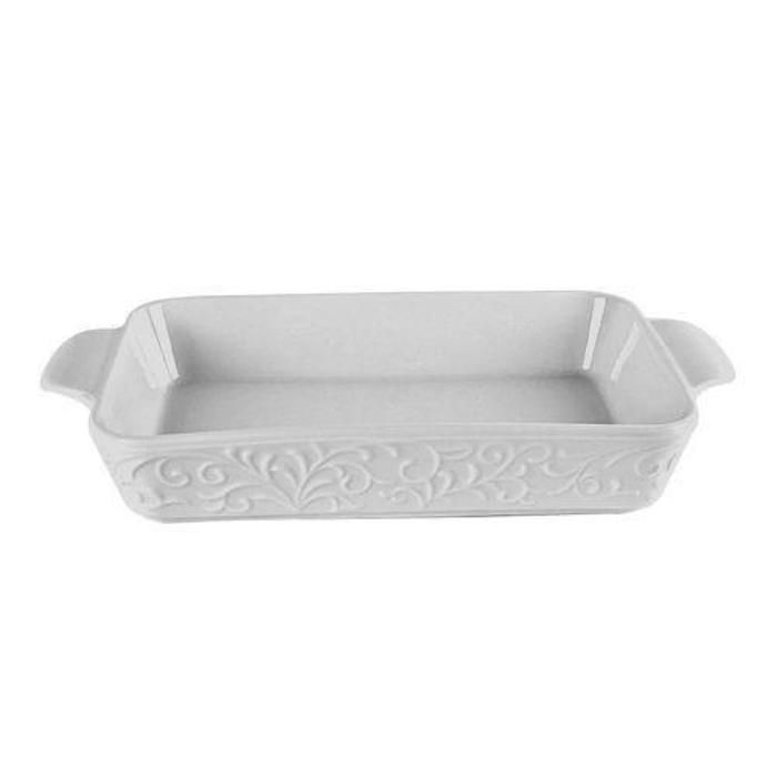 Plat à Four - GM - 33cm x 22cm - Porcelaine - Blanc