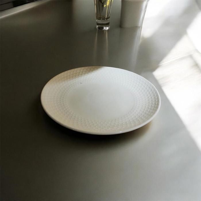 Plat de service - MARQUE - GM - Porcelaine blanche - 45 cm - Compatible lave-vaisselle