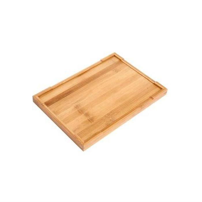 Plateau - Bambou - Rectangulaire - 41x29 CM - Beige - Non compatible lave-vaisselle