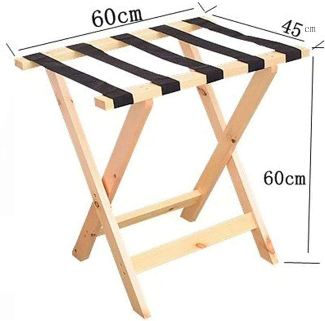 Porte-bagages, support de valise pliable