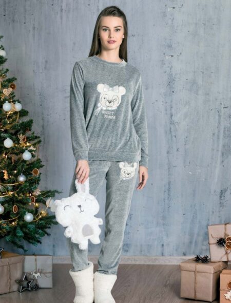 Pyjama femme deluxe ultra doux panda – Dowry