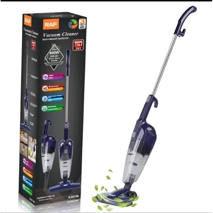 RAF Aspirateur balai - 2 en 1 - Haute performance pour nettoyage