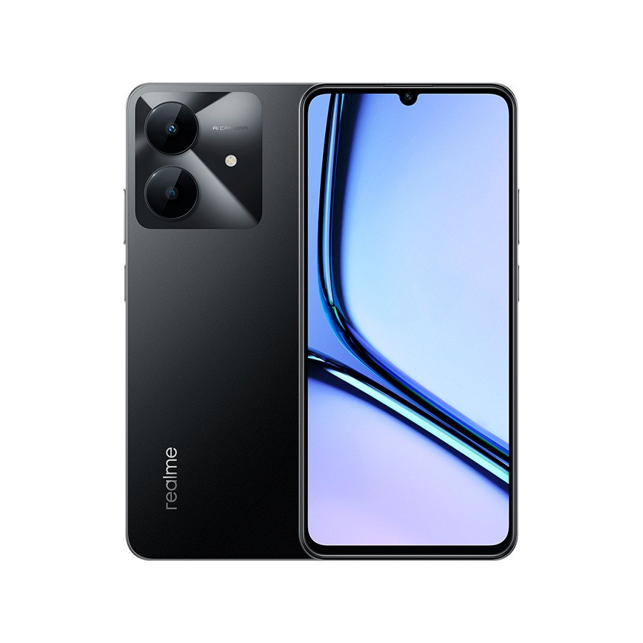 Realme Note 60x 6,74" (64GB / 3GB jusqu'à 8Go ) - 5000mAH - IPS LCD - Marble Black