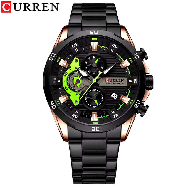 Relógio Masculino Curren 8402 Social Esportivo Luxo