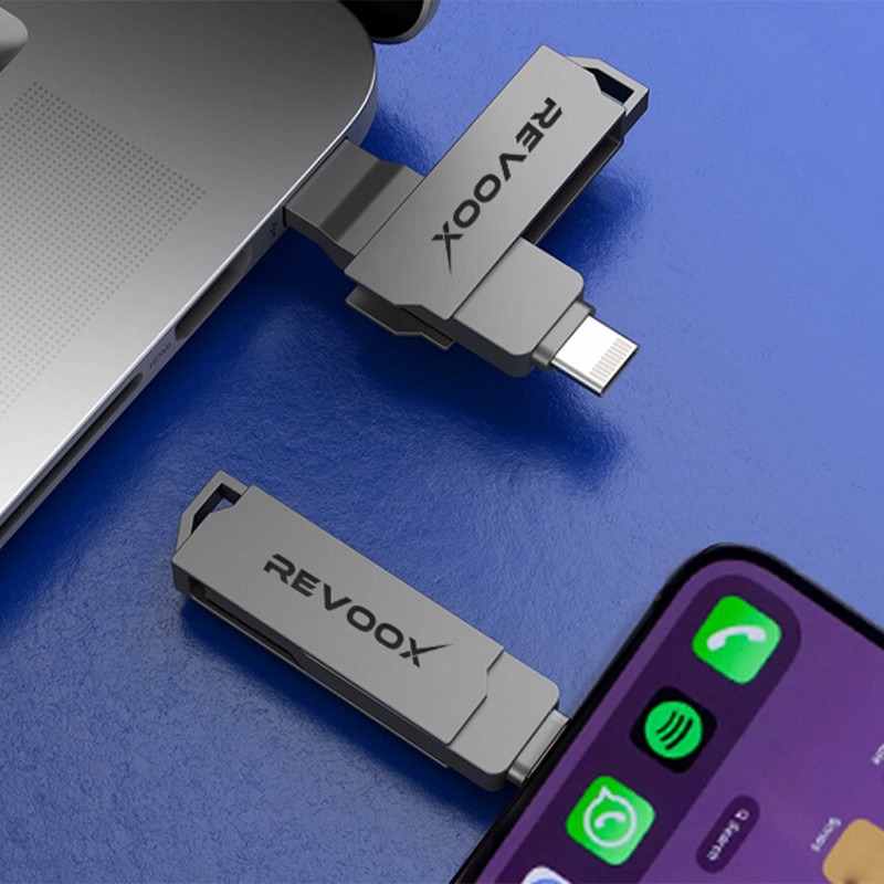 REVOOX Dual drive 3.2 USB Lightning OTG 128GB