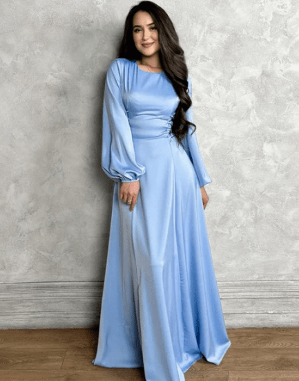 Robe Élégante en Satin Léger