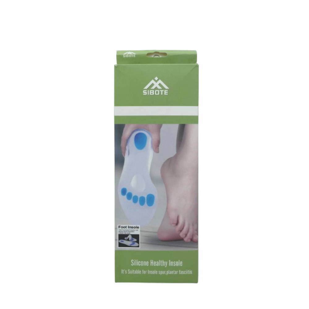 Semelles de chaussures 1 paire de semelles orthopédiques en gel de silicone pour pieds plats pour femmes
