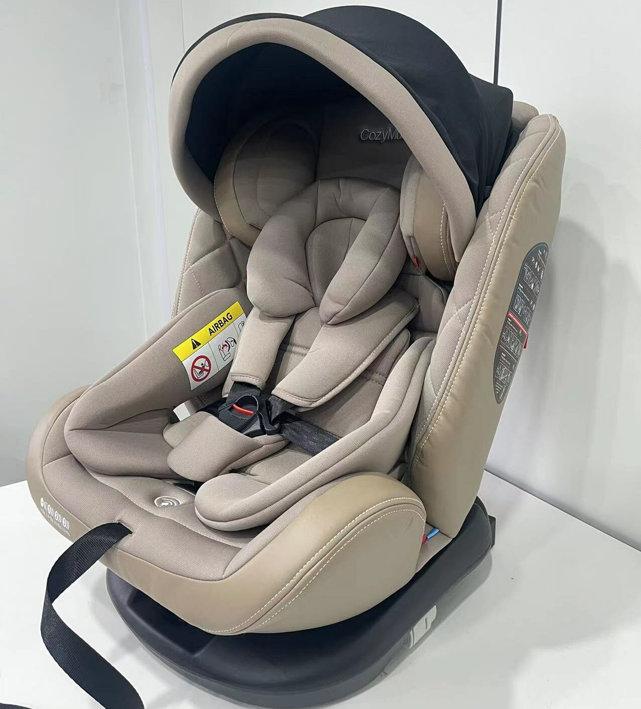Siege auto Grp0/1/2/3 Rotatif Isofix – CozyMum