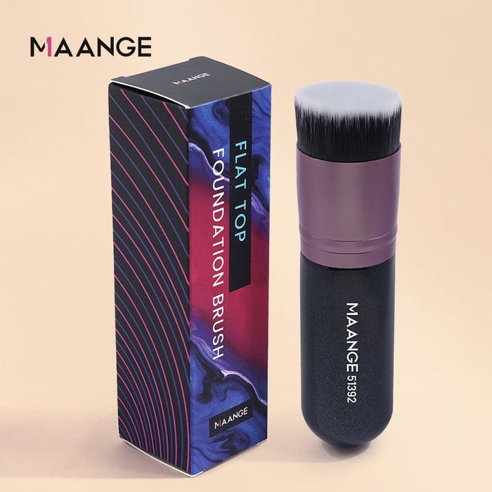 Single flat brush-black