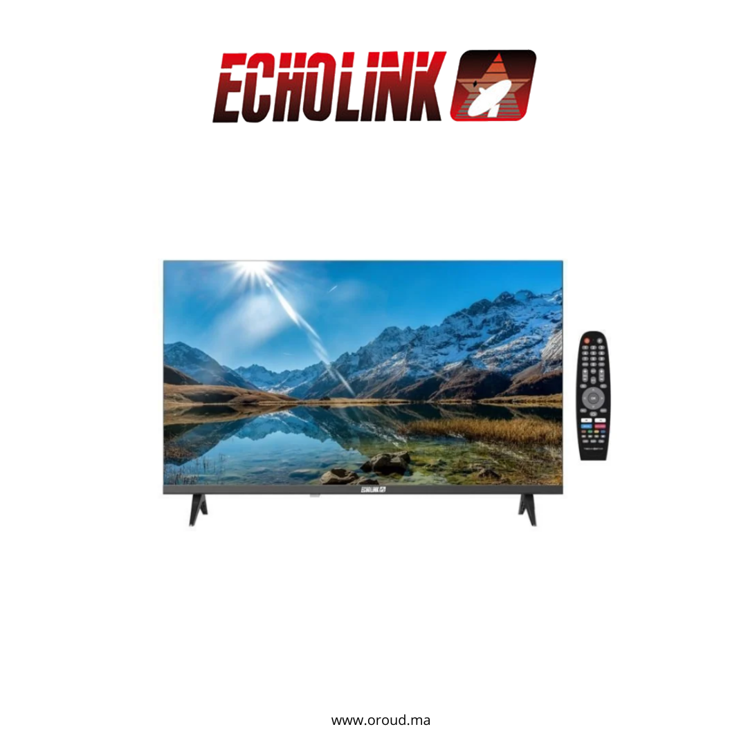 Smart TV 32″ – ECHOLINK – Android 14 – HD Ready – Récepteur Intégré – 3 HDMI Ports
