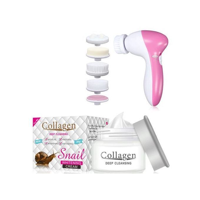 Snail Pack soin de visage Brosse + creme