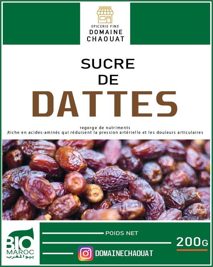 Sucre de dattes - 200 g